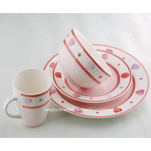 Schönes Design Decal Fine Porcelain Dinner Set